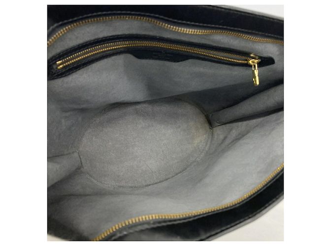 Borsa a tracolla Louis Vuitton Epi Saint Jacques Nero - vista 4
