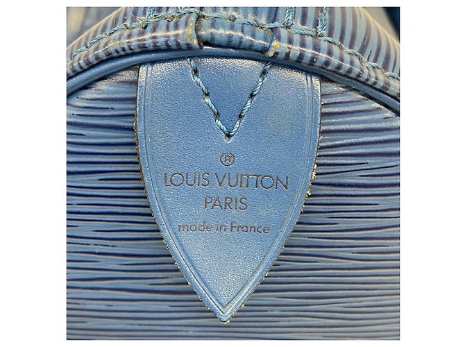 Bolso Louis Vuitton Epi Speedy 25 Azul - vista 5