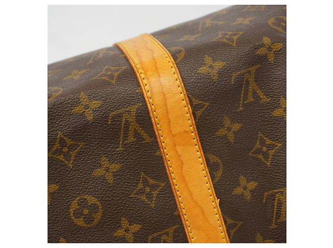 Sac Boston Louis Vuitton Monogram Keepall 50 Marron - vue 13