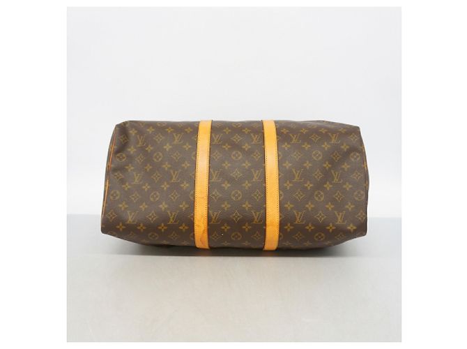Sac Boston Louis Vuitton Monogram Keepall 50 Marron - vue 3