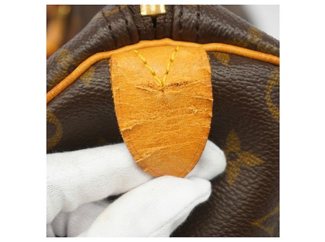 Sac Boston Louis Vuitton Monogram Keepall 50 Marron - vue 5
