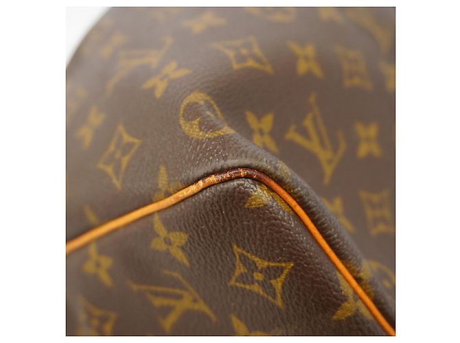 Sac Boston Louis Vuitton Monogram Keepall 50 Marron - vue 6