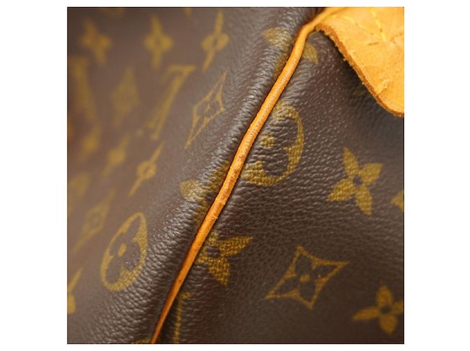 Sac Boston Louis Vuitton Monogram Keepall 50 Marron - vue 7