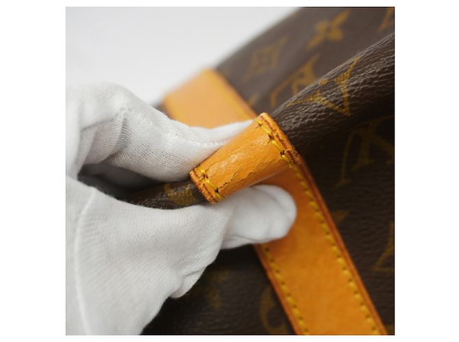 Sac Boston Louis Vuitton Monogram Keepall 50 Marron - vue 8
