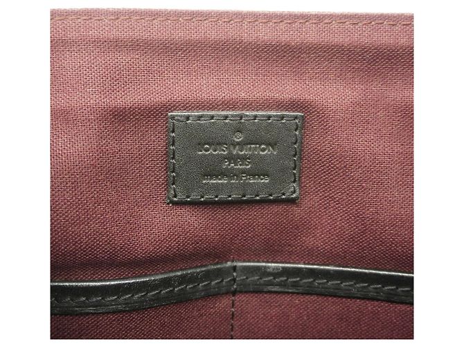 Bolsa de Ombro Louis Vuitton Monogram Macassar Bass MM Marrom - vista 5