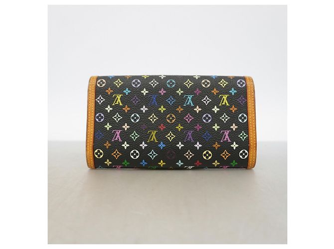 Portafoglio lungo tri-fold Louis Vuitton in Noir Nero - vista 7