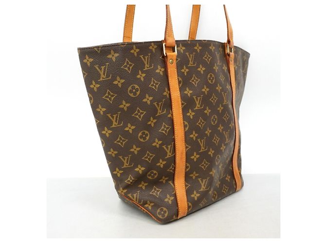 Louis Vuitton Monogram Sac Tote Bag M51108 Marron - vue 2