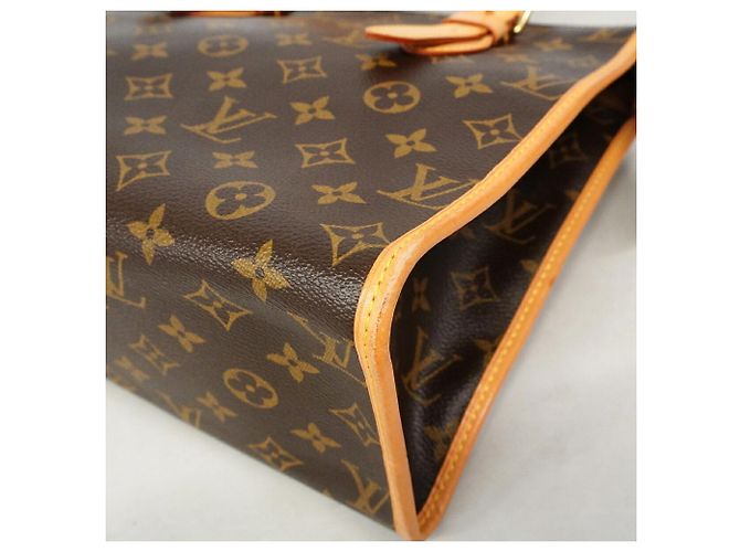 Saco Tote Louis Vuitton Monogram Batignolles Marrom - vista 6