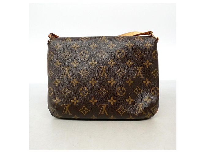 Bolsa de Ombro Louis Vuitton Monogram Musette Tango Marrom - vista 11