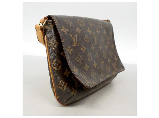 Bolsa de Ombro Louis Vuitton Monogram Musette Tango Marrom - vista 2