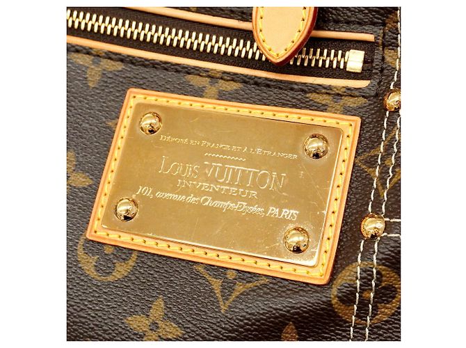Saco Tote Louis Vuitton Monogram Rivet Marrom - vista 10