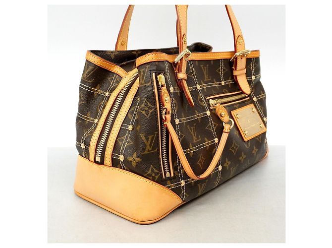 Saco Tote Louis Vuitton Monogram Rivet Marrom - vista 2