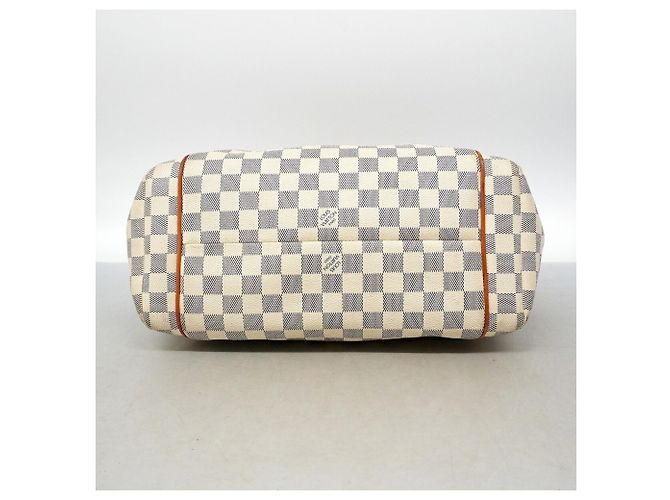 Louis Vuitton Damier Azur Totally MM Tote Bag Weiß - Ansicht 3