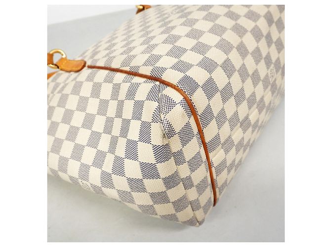 Louis Vuitton Damier Azur Totally MM Tote Bag Weiß - Ansicht 6
