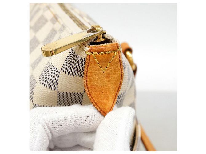 Louis Vuitton Damier Azur Totally MM Tote Bag Weiß - Ansicht 8