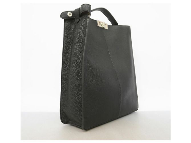Borsa a mano Fendi Peekaboo I.U in pelle Nero - vista 2