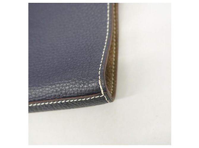 Hermès Hermes Double Sens Tote Bag Blue Taupe - view 7
