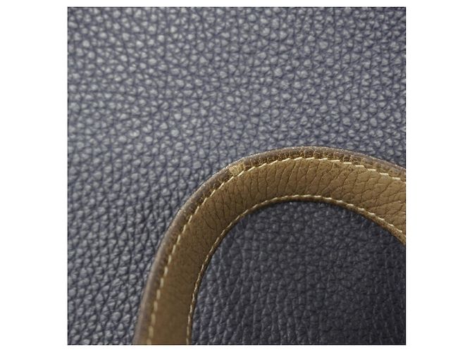 Hermès Hermes Double Sens Tote Bag Blue Taupe - view 9