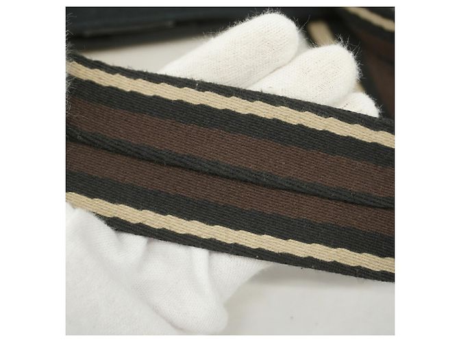 Hermès Hermes Troca Horizontal MM Canvas Tote Bag, Schwarz - Ansicht 8