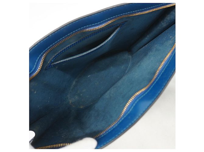 Louis Vuitton Epi Saint Jacques Schultertasche in Toledo Blue Blau - Ansicht 4