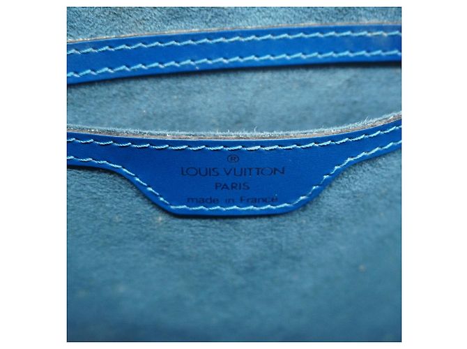 Louis Vuitton Epi Saint Jacques Schultertasche in Toledo Blue Blau - Ansicht 5