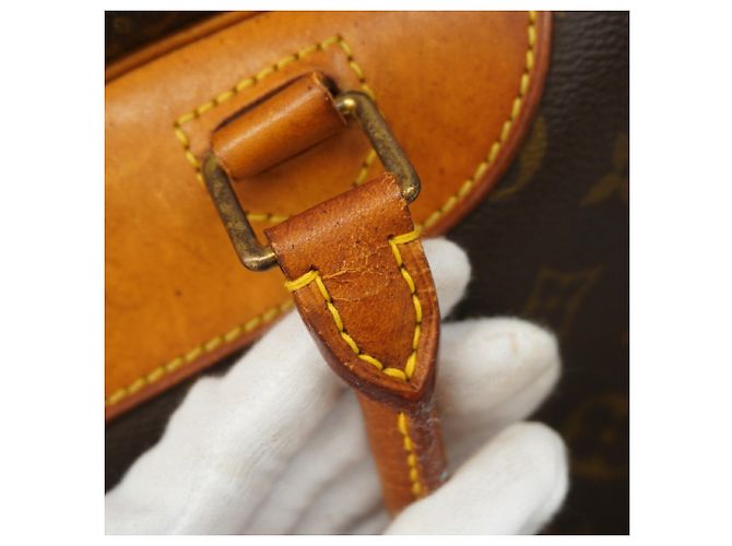 Sac à main Louis Vuitton Monogram Deauville Marron - vue 11
