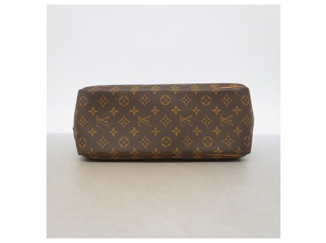 Sac à main Louis Vuitton Monogram Deauville Marron - vue 3