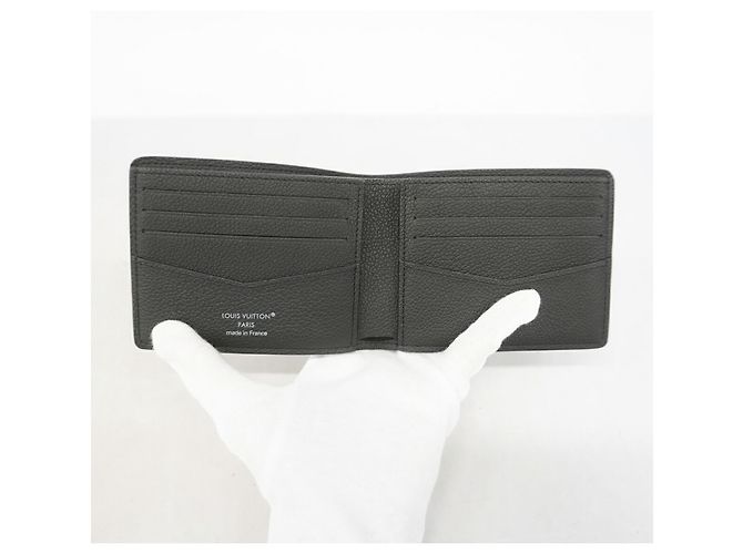 Louis Vuitton Damouflage Portefeuille Slender Wallet Nero - vista 3