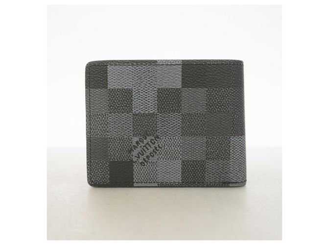 Louis Vuitton Damouflage Portefeuille Slender Wallet Nero - vista 7