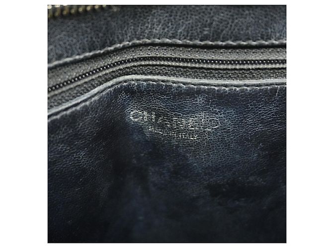 Bolso Tote Chanel de piel de becerro granulada negra Negro - vista 5