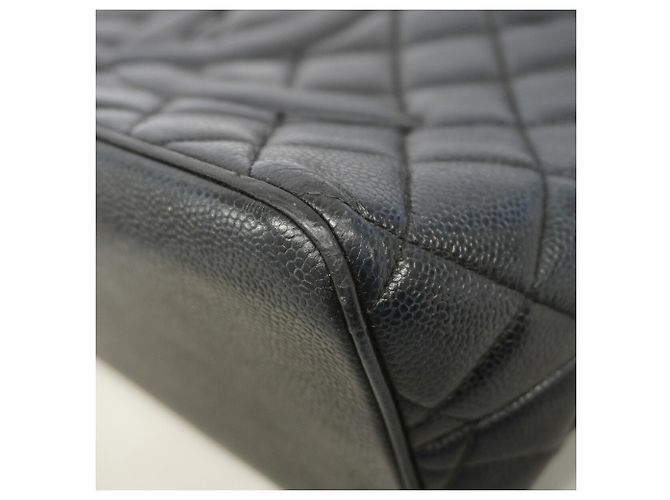 Bolso Tote Chanel de piel de becerro granulada negra Negro - vista 6