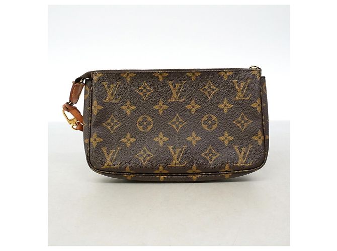 Sac Louis Vuitton Monogram Pochette Accessoires Marron - vue 11