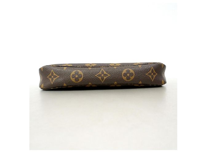 Sac Louis Vuitton Monogram Pochette Accessoires Marron - vue 3