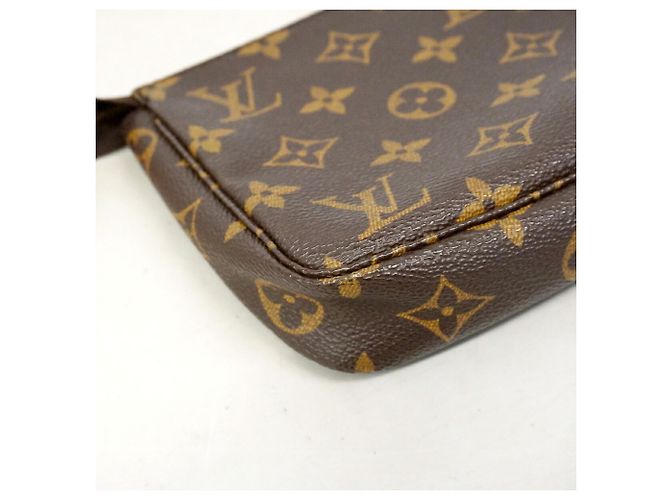 Sac Louis Vuitton Monogram Pochette Accessoires Marron - vue 6