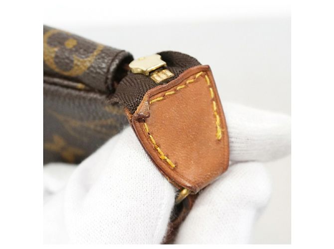 Sac Louis Vuitton Monogram Pochette Accessoires Marron - vue 7