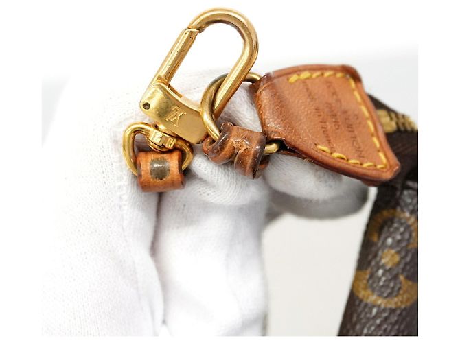 Sac Louis Vuitton Monogram Pochette Accessoires Marron - vue 8