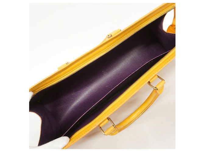 Louis Vuitton Epi Sac Triangle Handbag M52099 Jaune (Women's) Gelb - Ansicht 4