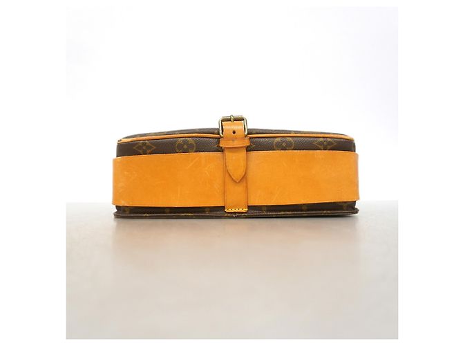 Bolsa de Ombro Louis Vuitton Monogram Cartouchiere GM Marrom - vista 3