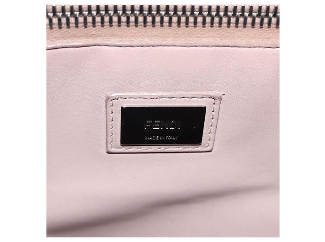 Fendi Peekaboo Mini de piel con volantes Azul - vista 6