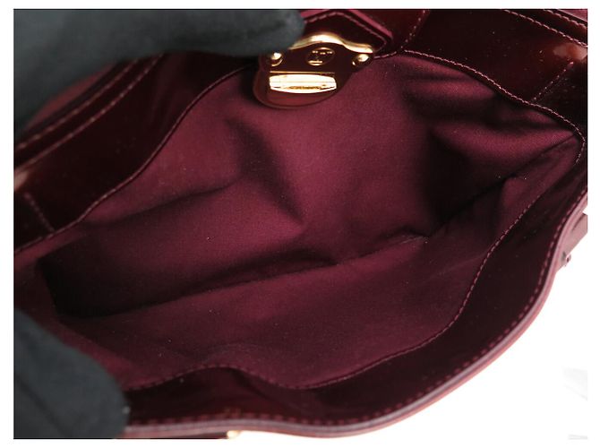 LOUIS VUITTON MELROSE AVENUE M91390 HANDTASCHE AUS MONOGRAM VERNIS LEDER BAG Rot - Ansicht 13