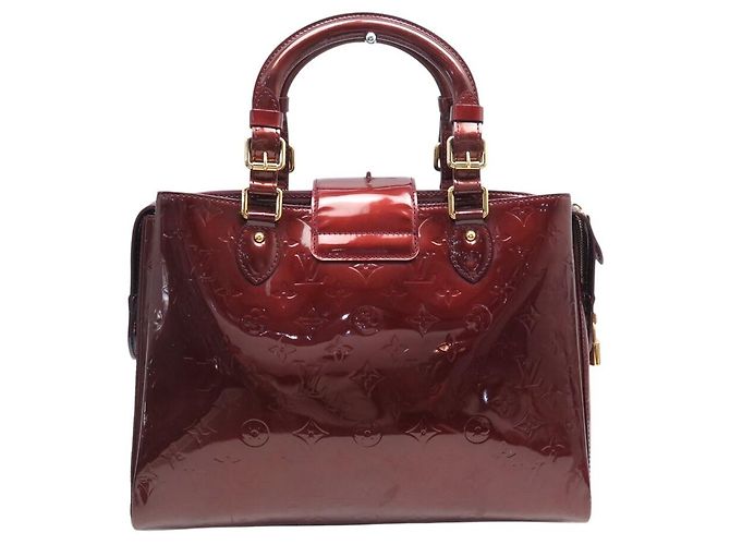 LOUIS VUITTON MELROSE AVENUE M91390 HANDTASCHE AUS MONOGRAM VERNIS LEDER BAG Rot - Ansicht 2
