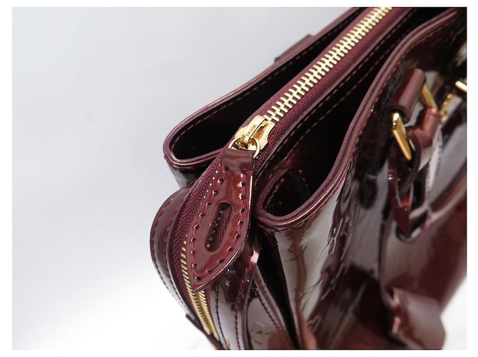 LOUIS VUITTON MELROSE AVENUE M91390 HANDTASCHE AUS MONOGRAM VERNIS LEDER BAG Rot - Ansicht 20