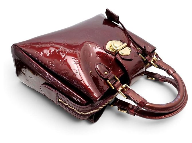 LOUIS VUITTON MELROSE AVENUE M91390 HANDTASCHE AUS MONOGRAM VERNIS LEDER BAG Rot - Ansicht 3