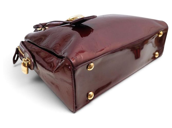 LOUIS VUITTON MELROSE AVENUE M91390 HANDTASCHE AUS MONOGRAM VERNIS LEDER BAG Rot - Ansicht 4