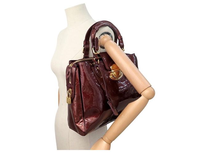 LOUIS VUITTON MELROSE AVENUE M91390 HANDTASCHE AUS MONOGRAM VERNIS LEDER BAG Rot - Ansicht 5
