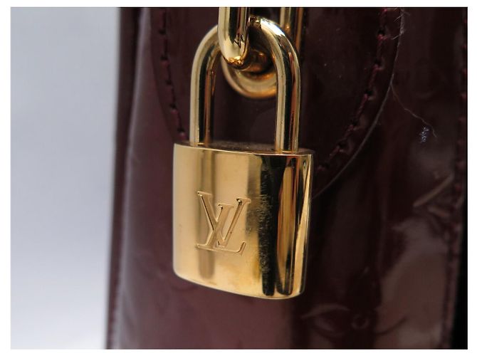 LOUIS VUITTON MELROSE AVENUE M91390 HANDTASCHE AUS MONOGRAM VERNIS LEDER BAG Rot - Ansicht 9