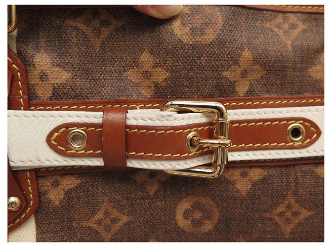 BOLSO DE MANO LOUIS VUITTON TISSE PM MONOGRAM M56386 EDICIÓN LIMITADA Castaño - vista 15