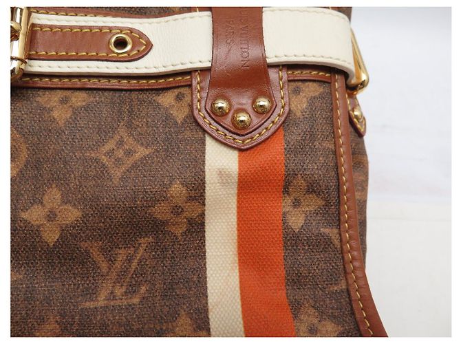 BOLSO DE MANO LOUIS VUITTON TISSE PM MONOGRAM M56386 EDICIÓN LIMITADA Castaño - vista 16