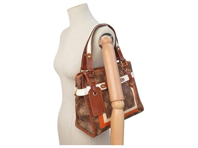 BOLSO DE MANO LOUIS VUITTON TISSE PM MONOGRAM M56386 EDICIÓN LIMITADA Castaño - vista 5