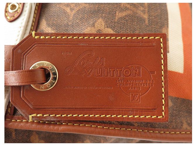 BOLSO DE MANO LOUIS VUITTON TISSE PM MONOGRAM M56386 EDICIÓN LIMITADA Castaño - vista 7